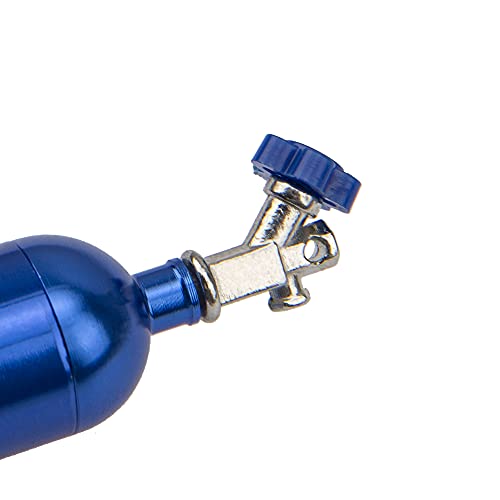 2Pack Vgoohobby Simulation Nitrogen Bottle Decoration Part Accessory Compatible With Traxxas Trx4 Axial Scx10 Rc4Wd Tamiya Cc01 D90 90046 1/10 Rc Crawler (Bue) #TOP4