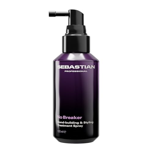 Sebastian Professional No.Breaker Leave-in Bonding Hair Spray, Hair Repair treatment for Weak Hair and Damaged Hair, Up to 99% less Hair breakage, Provide Stronger Hair and Shiny Hair, 100ml