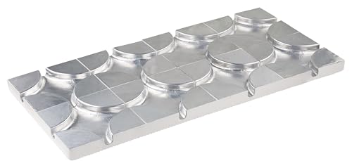 Dalle de raccordement pour plancher chauffant sec | système de redirection multiple| épaisseur 25 mm | dimensions 300x600 mm pour du tube Ø16 | paquet de 5...