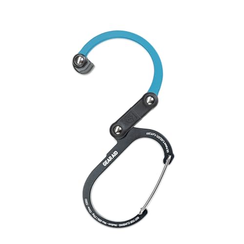 Image of GEAR AID HEROCLIP 360 Swivel Carabiner Gear Clip and Hook (Medium) for Camping, Backpack, Suitcases and Garage Organization