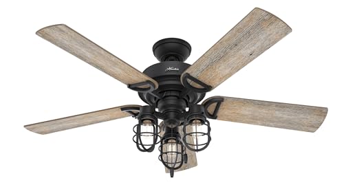 Hunter 52 inch Outdoor or Indoor Ceiling Fan with LED