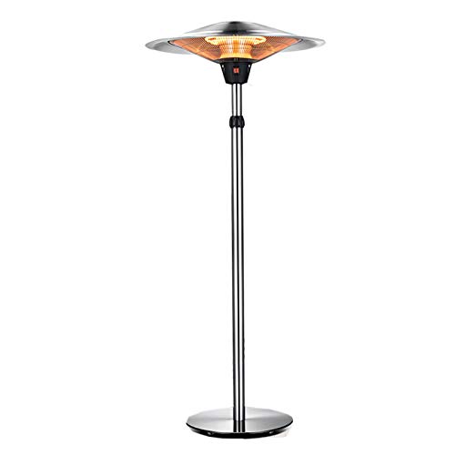 Stufa a Fungo a Infrarossi Patio per Interno Esterno IP44 - livelli di potenza a tre livelli Riscaldatore per patio per protezione dal surriscaldamento, resistente alle intemperie, giardino (220V)
