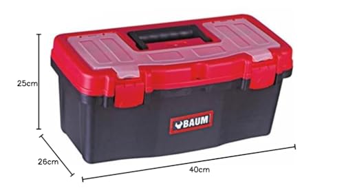 Image of Baum Professional Tool Box, Art-B16, Size: 16 /400 mm (L) X 250 mm (W) X 260 mm (H)