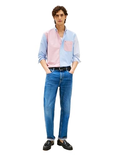 Image of Tommy Hilfiger Men's Straight Fit Stretch Jeans for Men
