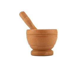Broyage efficace des épices, herbes et ail : cet ensemble de mortier et pilon en plastique est conçu pour un broyage rapide et efficace des épices, des herbes et des gousses d'ail. La texture intérieure rugueuse saisit les ingrédients en toute sécuri...