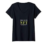 Womens This is My NFT Shirt - Non Fungible Token T-Shirt V-Neck T-Shirt