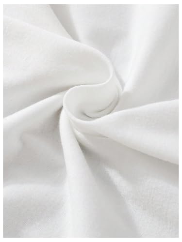 OYOANGLE Toddler Girl's 3 Piece Cute Bow Print T Shirts Short Sleeve Crew Neck Y2K Graphic Tee Tops3