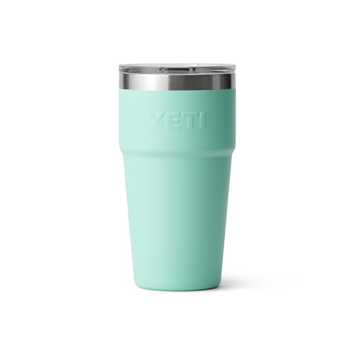 Image of YETI Rambler 20 oz Stackable Tumbler, Stainless Steel, Vacuum Insulated with MagSlider Lid