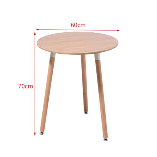 Table basse ronde et table d'appoint multifonctionnelle pour salon et extérieur JATIBOSH