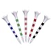 JIAXUE Golfs Tees Golfs Holder Golfs Castles Tees Low Resistance More Distance Consistent Height Tees for Golfs Driver Training