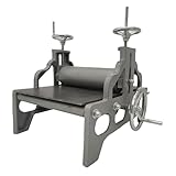 Banfluxion Manual Slab Roller Printmaking Machine Adjustable Thickness Pottery Making Machine Portable PVC Tabletop Print Making Machine for Woodblock Copperplate Prints