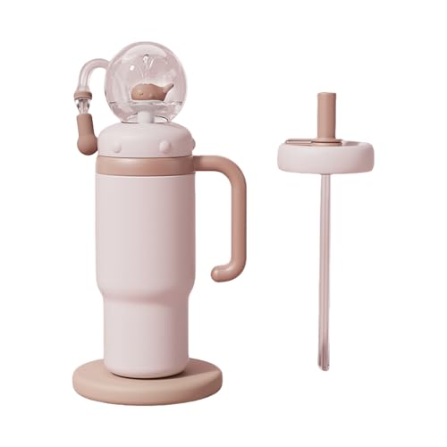 710 ミリリットルステンレス鋼タンブラー 2 つの蓋付き大容量ドリンクカップ断熱箸置き子供、ティーン、大人用食器洗い機使用可噴水効果ウォーターボトル