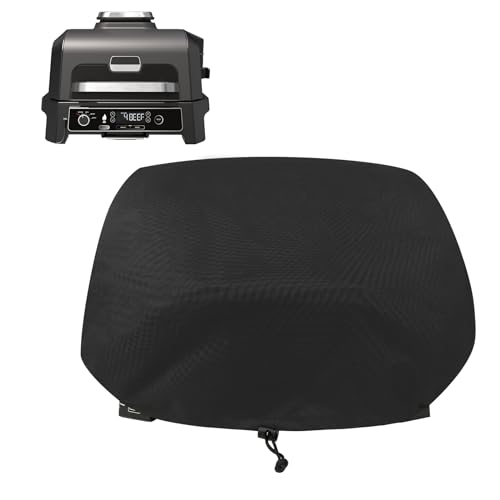 Cover Fit for Ninja Woodfire XL Grill-600D Oxford Cover for Ninja Woodfire Pro XL Grill, Electric BBQ Cover Compatible with Grill [OG850UK/OG901UK]