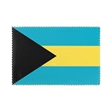 Manteles individuales para mesa de comedor, juego de 6 unidades, 30,5 x 45,7 cm, estampado de la bandera de VVXBHGR de las Bahamas para hotel, banquete familiar