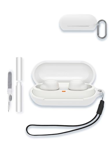 Sony WF-C500���C�����XBluetooth�C���z���p�P�[�X�AWUNIAK�\�t�g�V���R���ی�|�[�^�u���X�N���b�`�ϏՌ��V�F���A�N���[�i�[�L�b�g&�J���r�i&�X�g���b�v�t���A�z���C�g