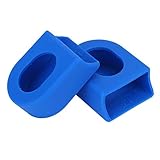Tbest Crank Arm Protector Boot, Shock Protector, Crank Cover Boot,Cycle Crank Arm Boots Soft Cover Silicon Sleeve Crank Protector Gear Set(Pack of 2)(Blue)