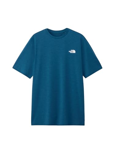 THE NORTH FACE [ザ・ノース・フェイス] 半袖 カットソー Tシャツ ショートスリーブGTDメランジクルー メンズ メンズ マウンテンブルー XL