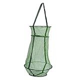 Accessoires de pêche : ce filet de pêche peut être couramment utilisé pour élever des poissons, des calmars, des petits poissons, des crabes, des crevettes, des homards, etc., filet de pêche de capacité