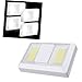 UPKOCH 4pcs Magnetic Wardrobe Lamp Battery Emergency Light White Light for Home Use Simple Design for Wardrobe Hallway Lighting Tool