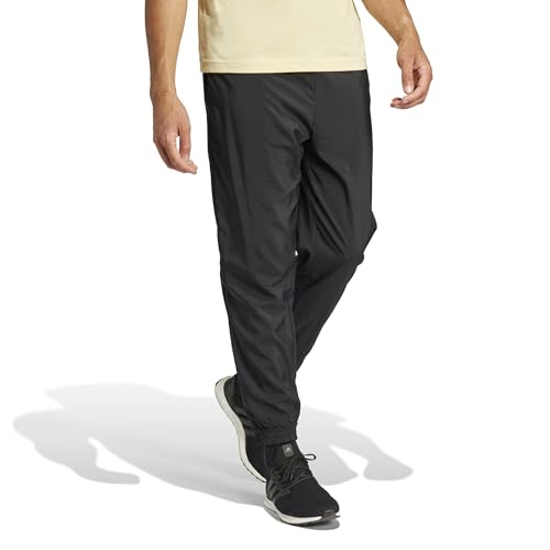 adidas Herren Essentials Small Logo Stanford Elasticated Pants, Black/White, S – Ansicht 6