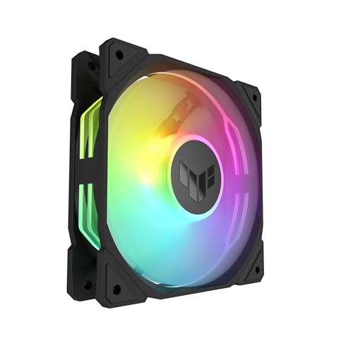 Image of ASUS TUF Gaming TR120 ARGB Triple Pack Black Edition 120mm Fans (28mm Frame, 3.3mm High Static Pressure H2O, Dual Layer LED Matrix, Aura Sync, PWM Fan Control)