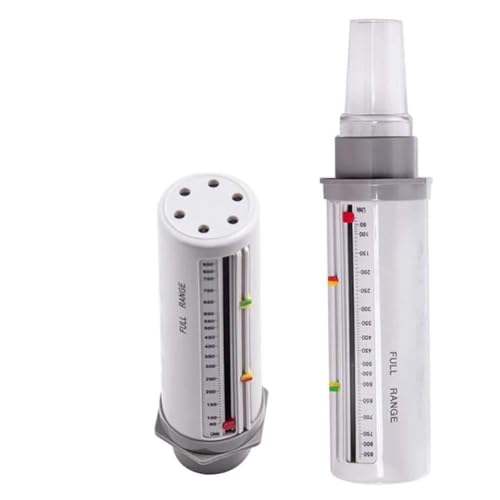 Tragbares Spirometer Peak Flow Meter für Lung Asthma Detektor Atemfunktion Monitor für Erwachsene Kinder, Kind, xs
