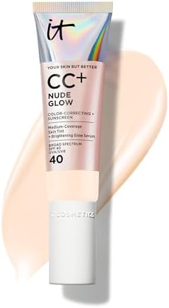 IT Cosmetics CC+ Cream Nude Glow Foundation with SPF 40 - Healthy Glow Tint