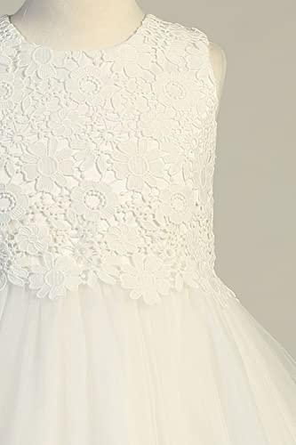 Ivory Flower Girl Dresses for Wedding Toddler - Ivory Lace Baptism Dress - Lace Flower Girl Dress Rustic Vestidos Niñas Boda3