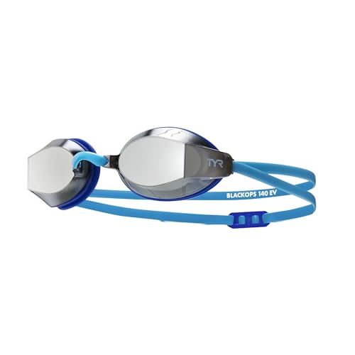 Image of TYR Adult Black Ops 140 EV Goggles - Racing Performance Swim Goggles | Low Profile Drag Reduction | 140-Degree Peripheral View | Durafit Silicone Gaskets | 4 Removable Nosebridges