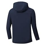 veste homme hiver blouson UHouse Veste Imperméable Homme Capuche Manteau de Pluie Jacket Travail Vestes de Peche Softshell Survetement Tenue Cycliste Running Vêtements Vtt Automne Hiver Softshells Bleu 3XL