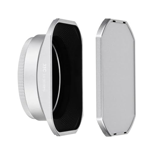 JJC Plata Kit de Anillo de Adaptador y Campana para Cámaras Fujifilm X100VI, X100V, X100F, X100T, X100S, X100 y X70 - Capacidad de Acoplamiento Lnverso a la Lente | Ya disponible en tu tienda friki favorita! En mundofriki.es!