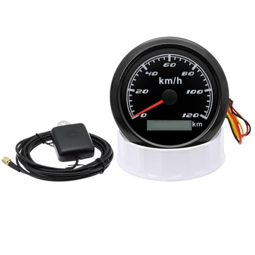 I[goCsvQ[W 85mm GSP Xs[h[^[  {[gp 12V 24V Aeit 7FobNCg sv 0~200KMH Xs[hQ[W(GPS 120KMH BN)