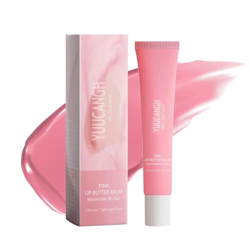 Summer Lip Butter Balm Fridays, Fridays Lip Butter Balm Lip Care Moisturizer 0.5 oz, Pink Conditioning Lip Mask and Lip Balm for Instant Soft and Hydration (Pink 1pc)