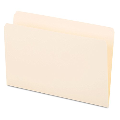 Universal 15110 File Folders, Straight Cut, One-Ply Top Tab, Legal, Manila, 100/Box