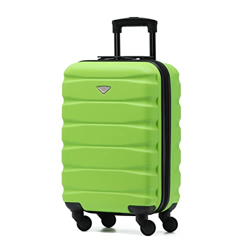 Flight Knight Cabin Suitcase 55x35x20, Carry On for Over 100 Airlines Like Ryanair, EasyJet, British Airways, Virgin Atlantic Lightweight Small Durable Cabin Bag, ABS Hard Shell, Hand Luggage