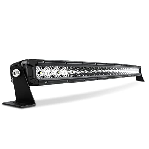 LEDPLUS 32" Curved LED Light Bar Single Row, Brighter 8D 54000LM Off Road Driving Light No-Foggy Lens Compatible with Jeep Trucks Boats ATV Cars LEDPLUS 32" Curved LED Light Bar Single Row, Brighter 8D 54000LM Off Road Driving Light No-Foggy Lens Compatible with Jeep Trucks Boats ATV Cars