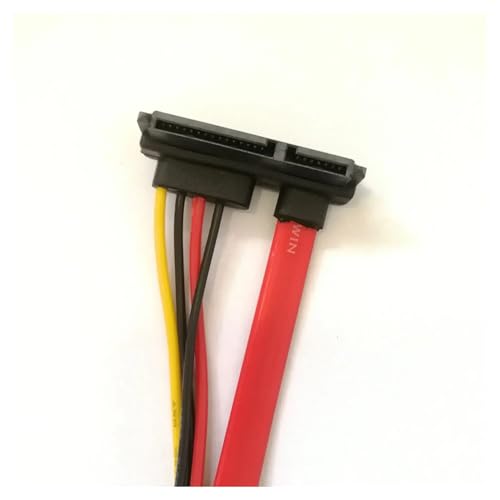 Cable SATA de datos y alimentación ángulo 90° 80cm miniatura 3
