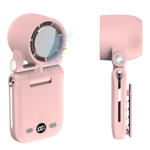 Ventilateur portable à clipser 100 vitesses avec affichage LED et mini batterie rechargeable - 2