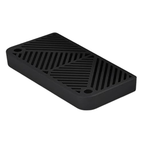 WeiLaiKeQi 猫用トイレマット フットボードパッド 再利用可能 二重層 お手入れ簡単 トイレパッド 猫用トイレキャッチャーボード 小型猫用 猫, 黒