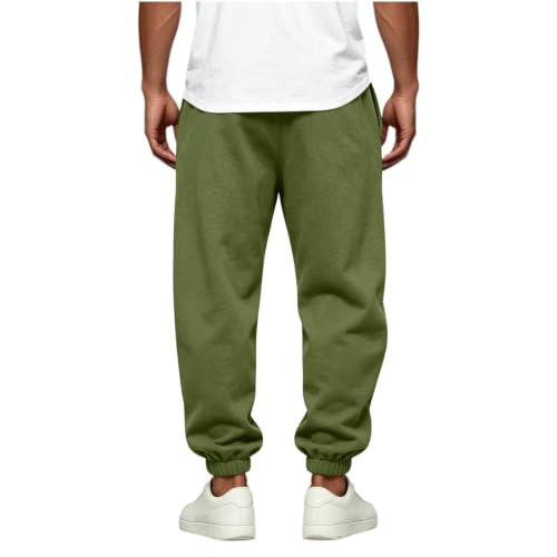 Baggy Sweatpants Men Loose Seam Jogger Pants Drawstring Elastic Waist - image 6