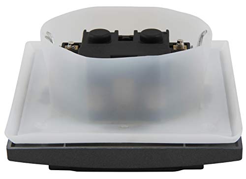 Miniatura 9 de Mcpower Toma De Corriente Con Protección Ip44 Flair 250v 16a, Empotrable, Enchufe De Pared Con Tapa Abatible, Antracita, Mate