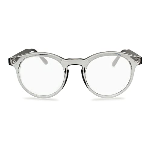 Clear Round Blue Light Glasses Men & Women To Look Modern With Clear Vision - Durable Reading Glasses For Women & Men - Comfortable For All Face Shape Mens Glasses - 3.0 Reading Glasses Women #TOP2