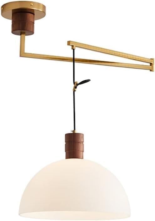 Grand lustre moderne à bras articulé idéal pour table de salle à manger