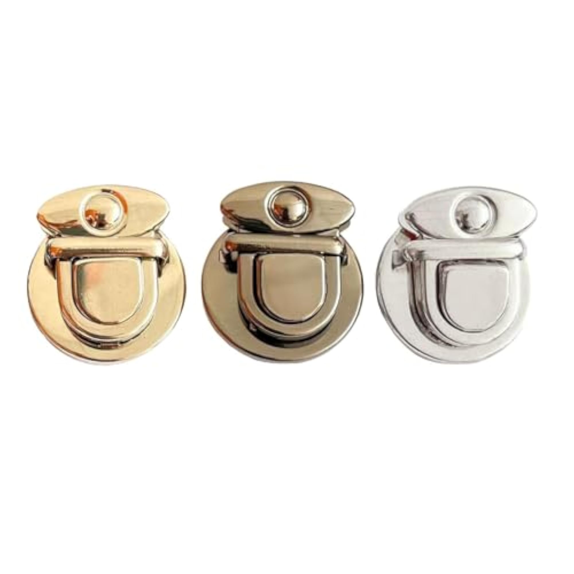 5 Pieces Tuck Lock Clasp Bag Lock for Handbags