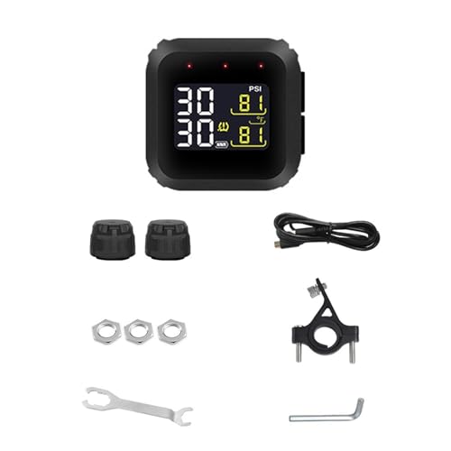 Monitor de pression de pneu M3X pour voyager sereinement sous la pluie avec écran étanche