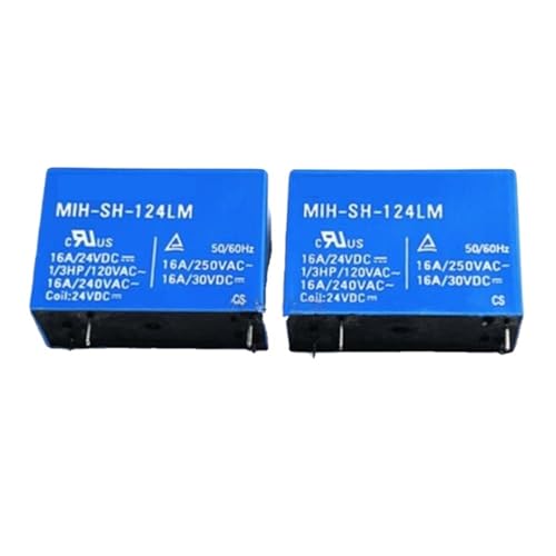 Relais MIH-SH-124LM 24V DC 16A 4 broches pour circuit imprimé