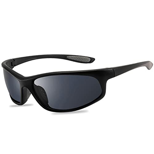 mincl Ultralight Polarized Full Reading Sunglasses for Men and Women Sports Outdoor Hyperopia Presbyopia Reader (gray, Polarized 2.0x)