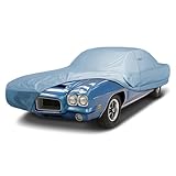 iCarCover Premium Car Cover for 1970-1972 Pontiac Lemans 2-Door, 4-Door Heavy Duty Waterproof All-Weather Automobiles Custom Fit Indoor Outdoor UV Snow Protection Covers with Straps and Bag