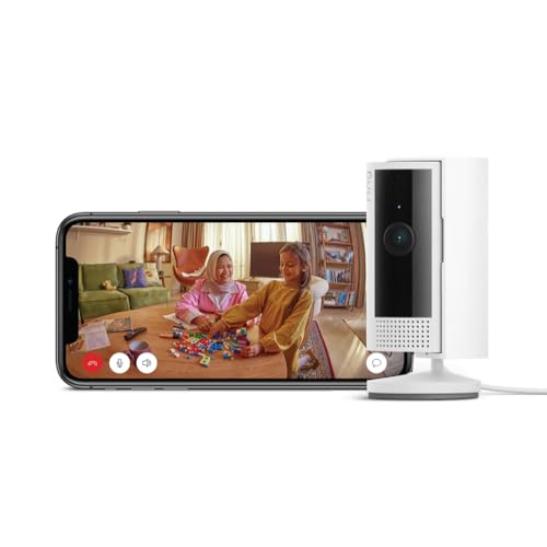Ring Indoor Camera (2nd Gen) by Amazon | Plug-in indoor Security Camera | 1080p HD Video, Privacy Cover, Wifi, DIY alternative to a CCTV system | 30-day free Ring Subscription trial