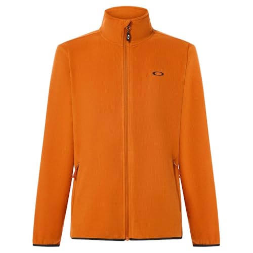 Oakley Mens Alpine Full Zip Sweatshirt, Ginger, X-Small at Amazon